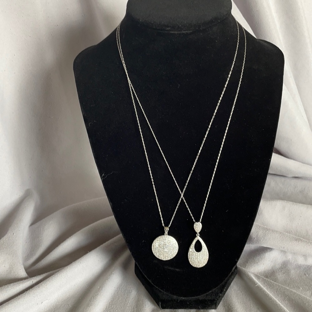 Two JTV Bella Luce Pendant Necklaces